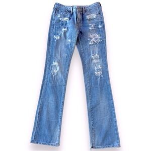 AG Adriano Goldschmied The Kiss Straight Leg Jeans Size 26